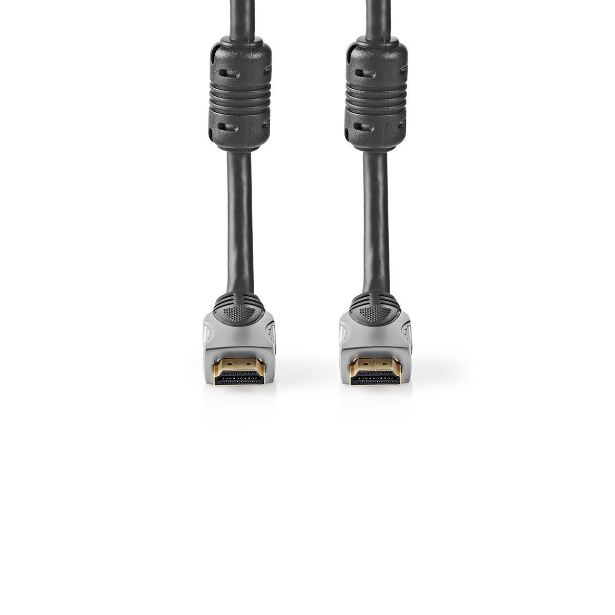 Cablu HDMI Nedis Ethernet 2.5m 4K 60HZ 18Gbps antracit