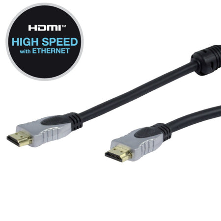 Cablu HDMI tata - HDMI tata High Speed cu Ethernet 3m HQ