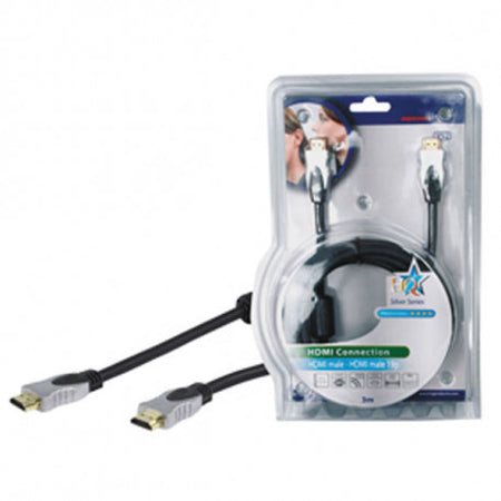 Cablu HDMI tata - HDMI tata High Speed cu Ethernet 3m HQ