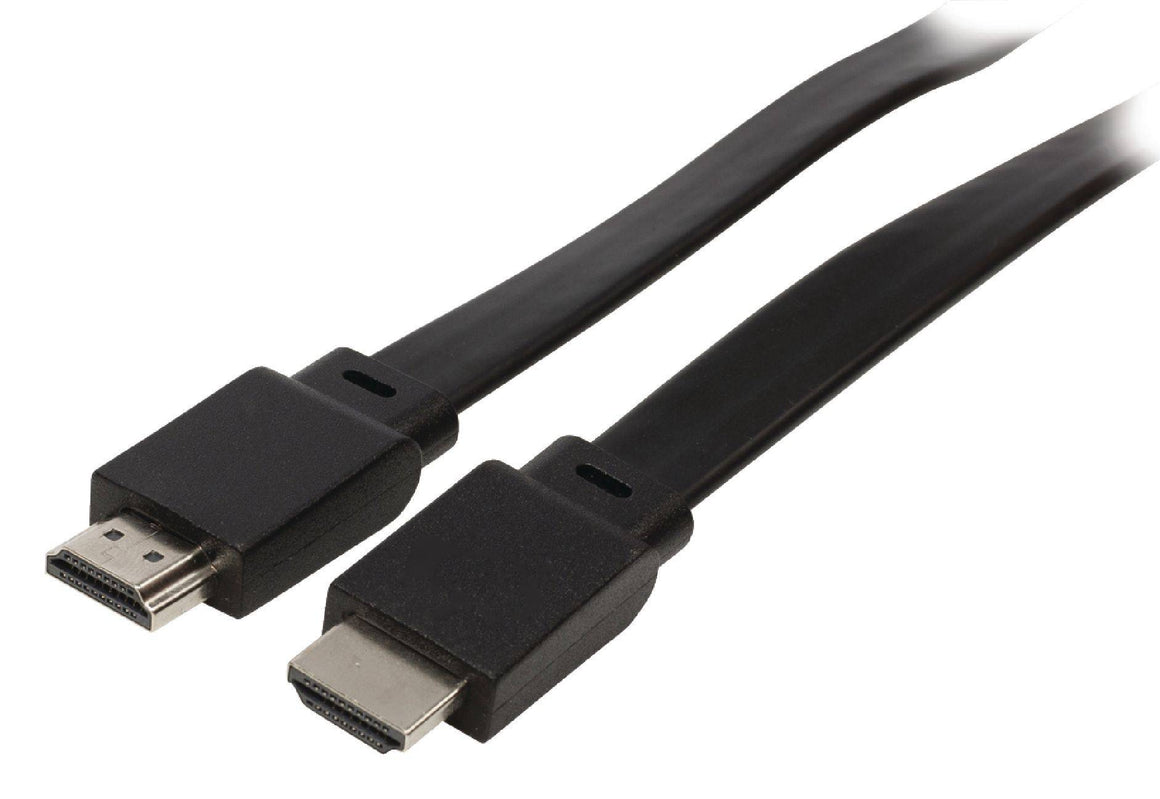 Cablu HDMI tata - HDMI tata plat 2m 4K High Speed cu Ethernet Valueline