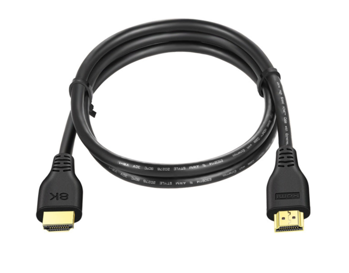 Cablu HDMI v2.1 8K 60HZ 1m HDMI T - HDMI T 4K 144Hz/120Hz/60Hz CA