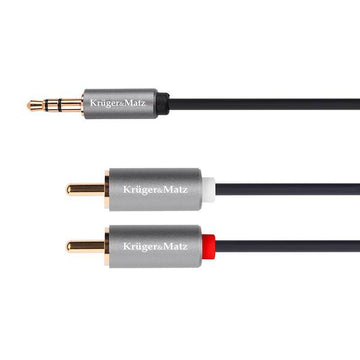 Cablu JACK 3.5 mm - 2x RCA 3m Basic KRUGER&MATZ