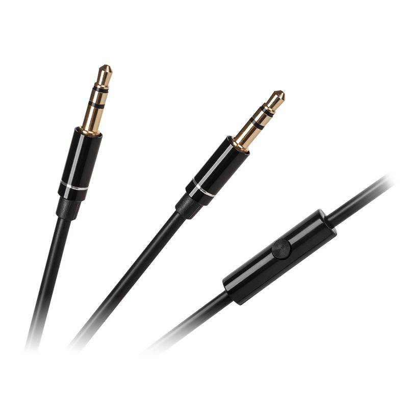 Cablu JACK 3.5 mm cu microfon casti STREET / WAVE 1.2m Kruger&Matz