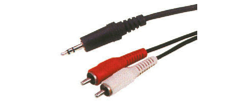 Cablu Jack 3.5 mm la 2x RCA 10m stereo Cabletech