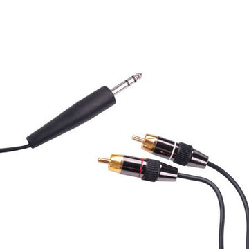 Cablu Jack 6.3 mm STEREO la 2x RCA 3m Cabletech