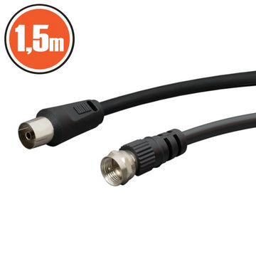 Cablu mama coaxial la F tata 1.5m