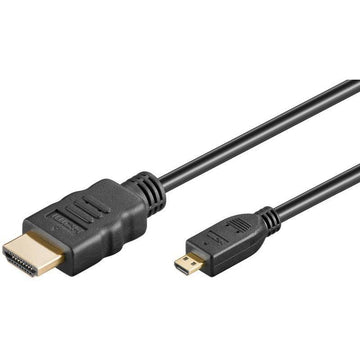 Cablu micro HDMI la HDMI 3D cu Ethernet 2m Goobay