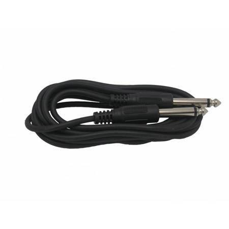 Cablu microfon Jack 6.3 mm mono la 6.3 mm mono 2m