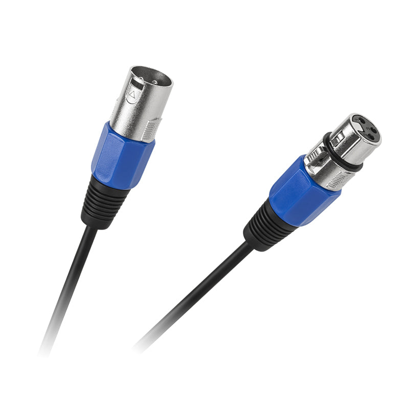 Cablu microfon XLR mama-tata 10m Cabletech