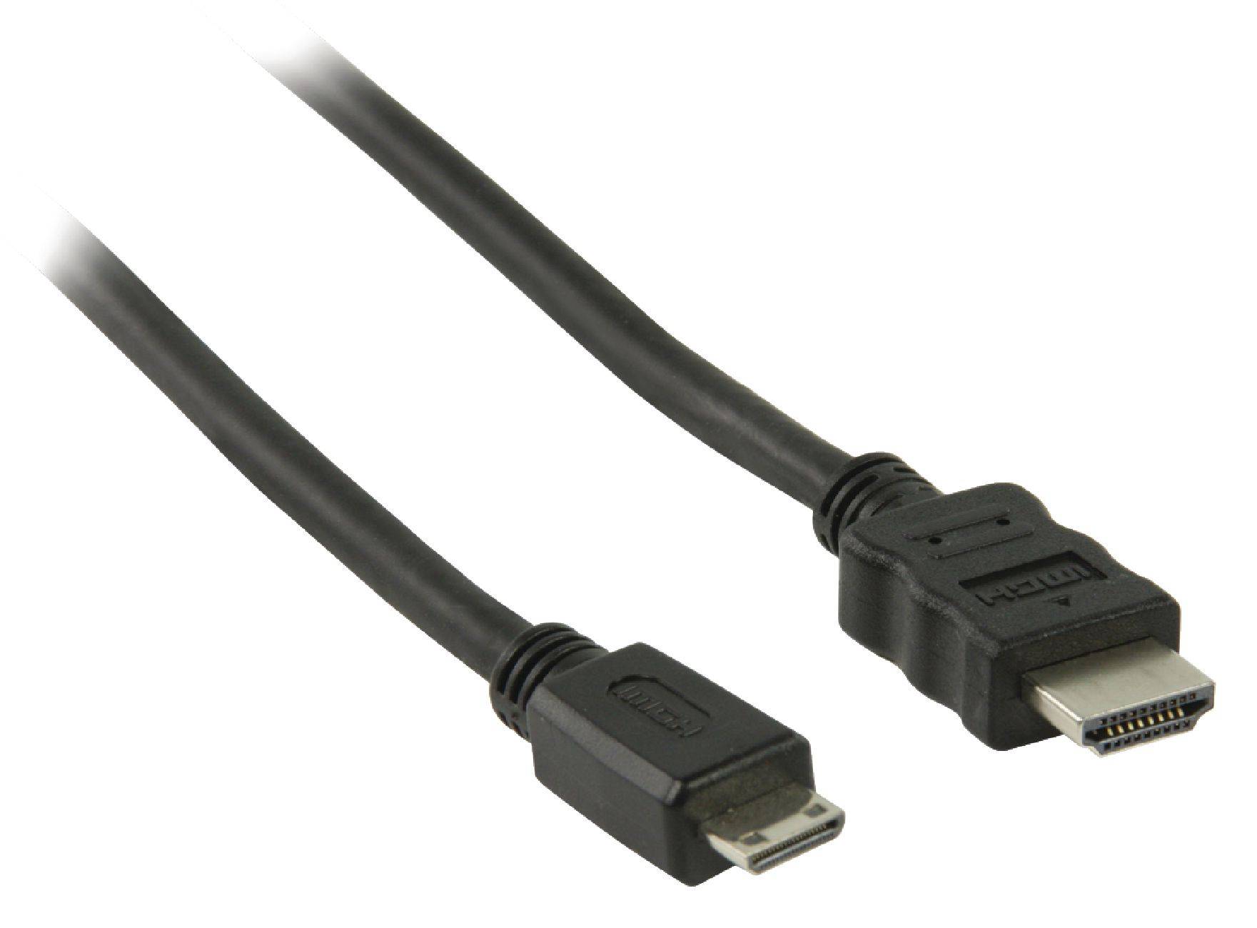 Cablu mini HDMI de mare viteza cu Ethernet HDMI - HDMI mini 1m 4K 3D Valueline