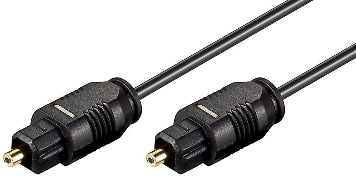 Cablu optic Toslink tata - Toslink tata 1m Goobay