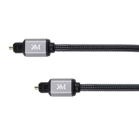 Cablu optic Toslink-Toslink 2m digital audio Profesional Kruger&Matz