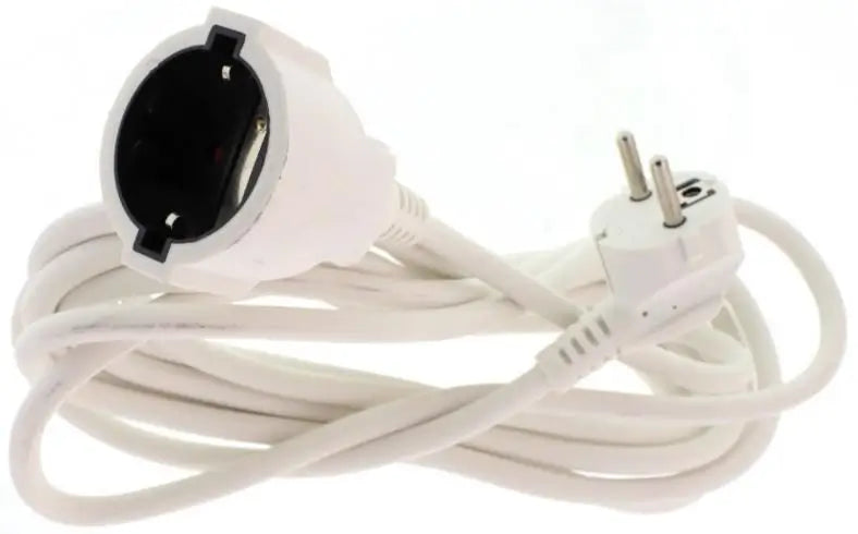 Cablu prelungitor 5m 1.5mm alb Well EXTC-5M-1.5PWE-WL