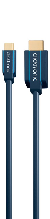Cablu Profesional 3m USB TYPE C - HDMI Ultra HD 10Gbps 4K-60Hz cupru AWG32 aurit Clicktronic