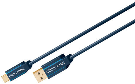 Cablu Profesional 3m USB TYPE C - USB 3.0 4.5W SuperSpeed 5Gbit/s OFC cupru aurit Clicktronic