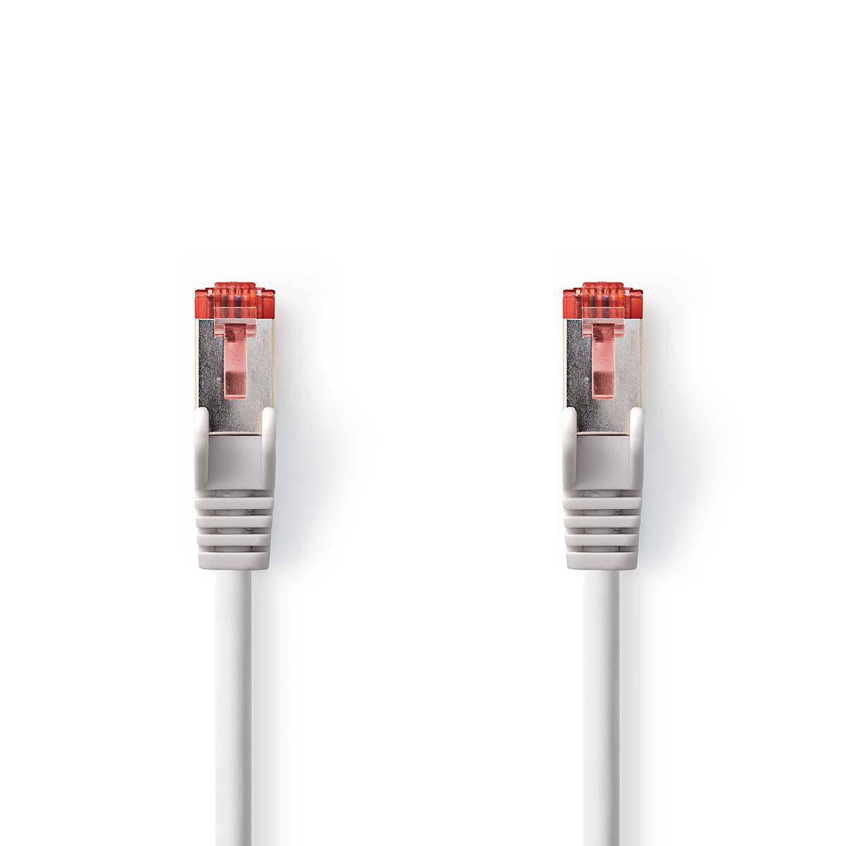 Cablu SFTP CAT6 10m RJ45 tata - RJ45 tata gri Nedis