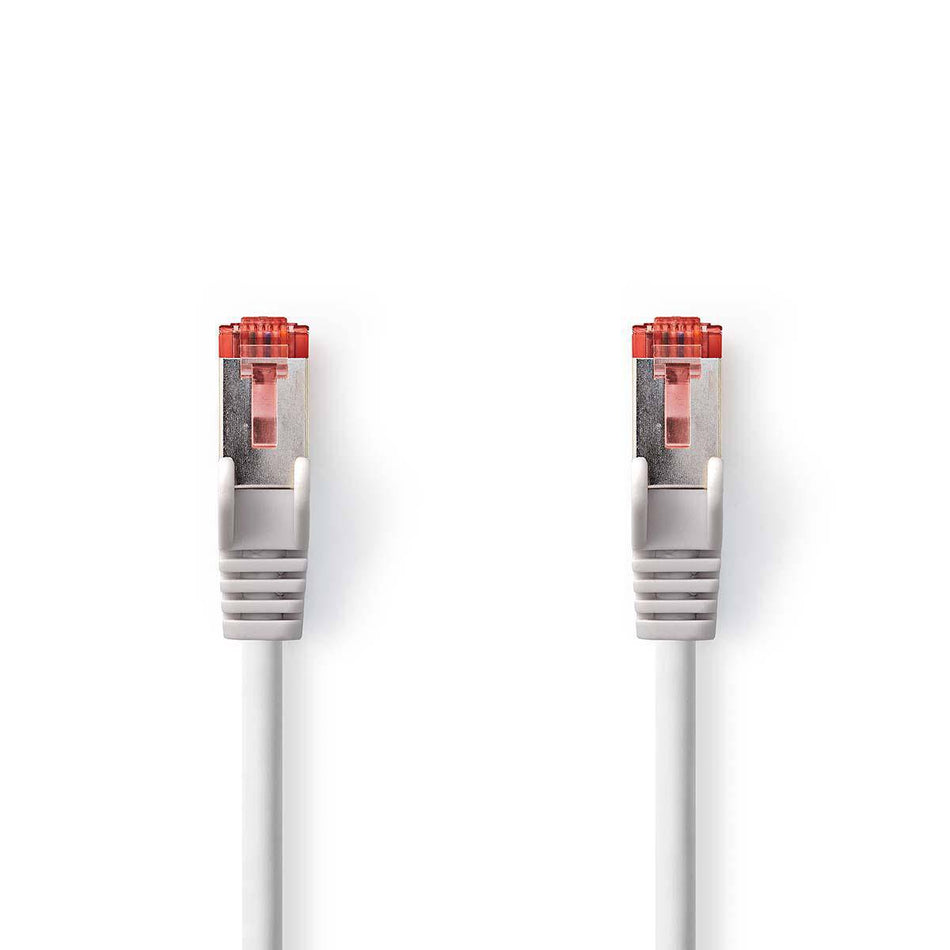 Cablu SFTP CAT6 10m RJ45 tata - RJ45 tata gri Nedis