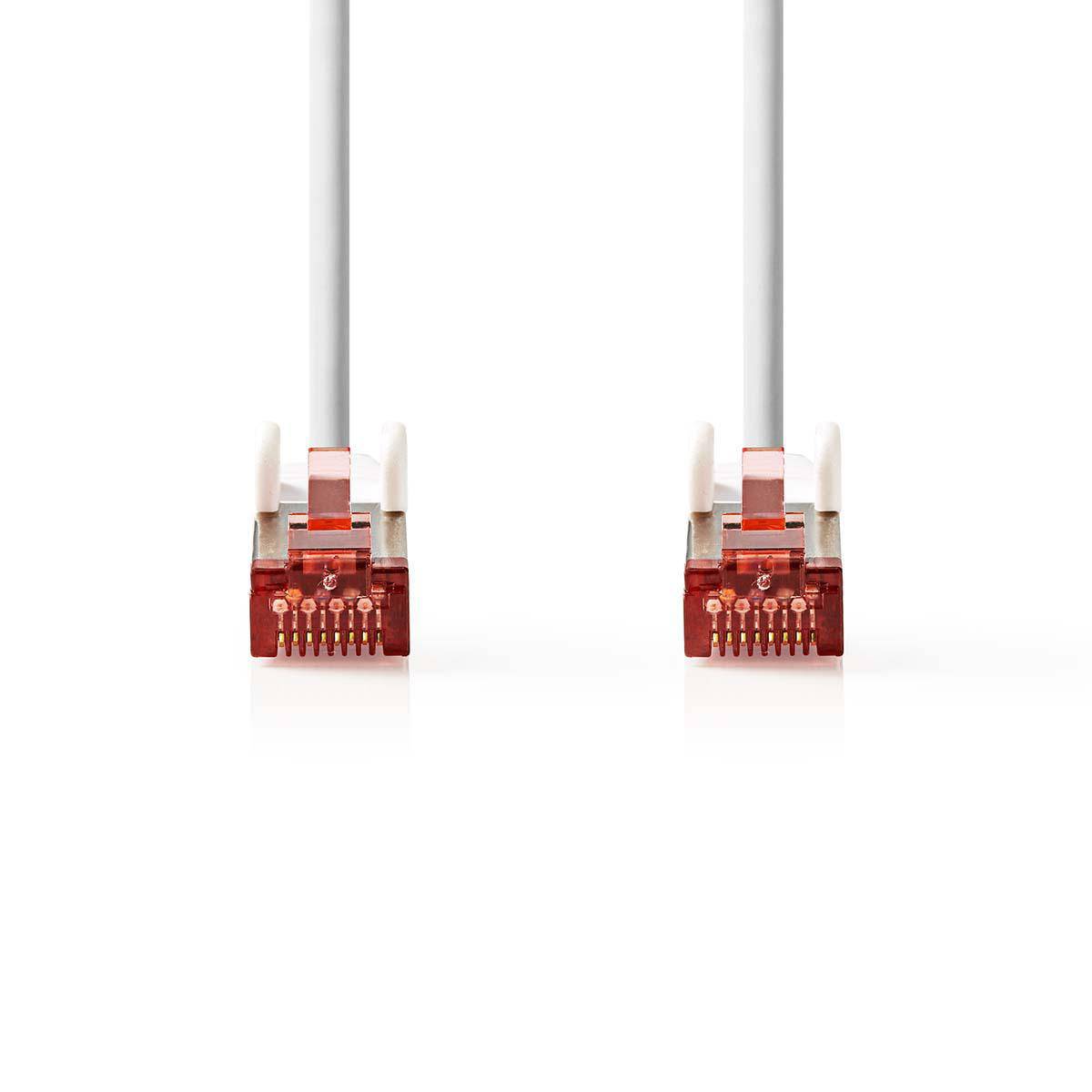 Cablu SFTP CAT6 7.5m RJ45 tata - RJ45 tata alb Nedis