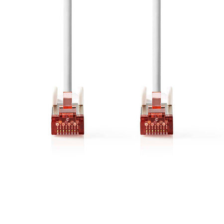 Cablu SFTP CAT6 7.5m RJ45 tata - RJ45 tata alb Nedis