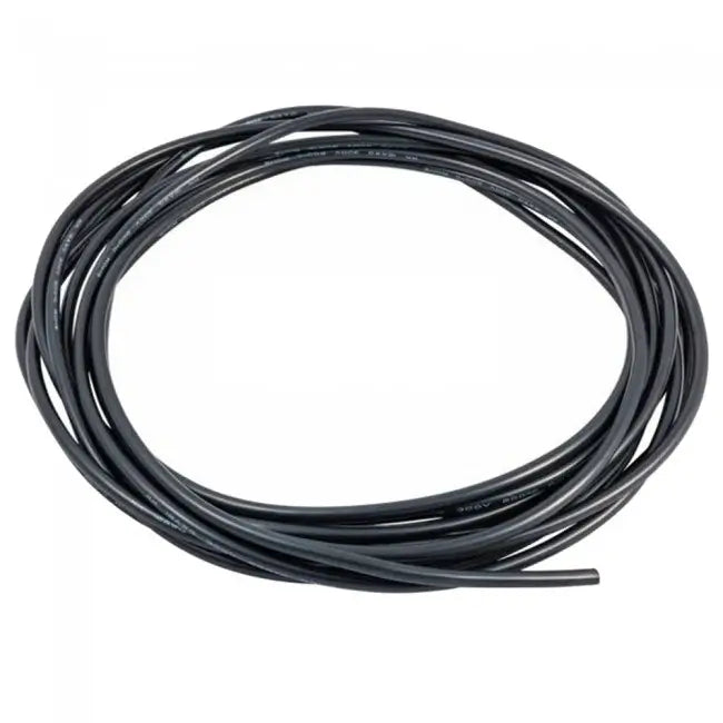 Cablu siliconic multifilar 22AWG 0.5mm2 negru 1m