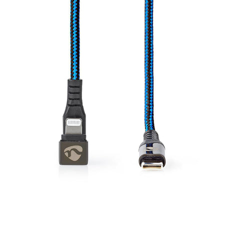 Cablu sincronizare incarcare USB Type C - Lightning 180 1m NEDIS