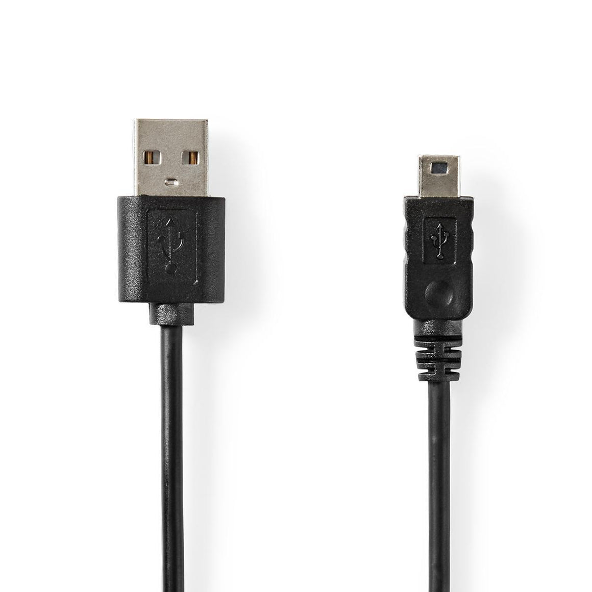 Cablu USB 2.0 A tata - Mini USB 5-Pin tata 3m negru Nedis