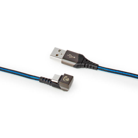 Cablu USB 2.0 A tata - USB Type C tata conector gaming 180 1m NEDIS