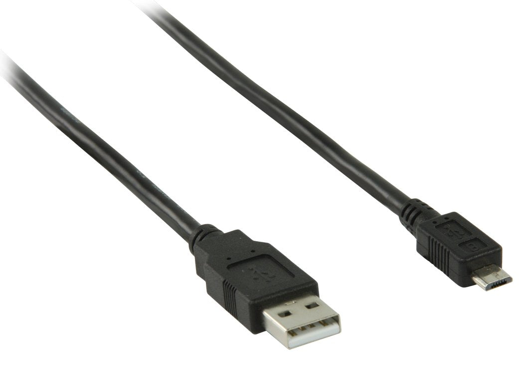 Cablu USB 2.0 tata - micro USB tata 1m negru VALUELINE