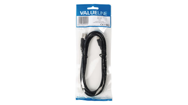 Cablu USB 2.0 tata - mini USB 5 pini tata 1.8m VALUELINE