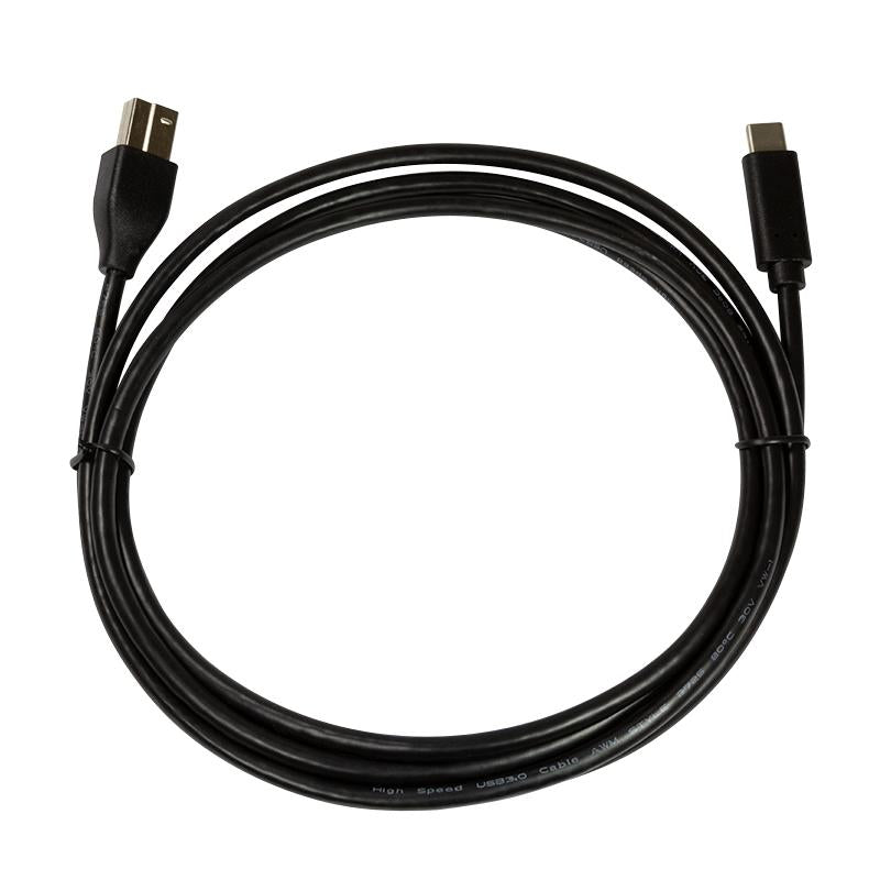 Cablu USB 3.0 B mufa - USB type C mufa 2m negru LOGILINK CU0163