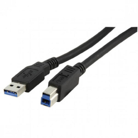 Cablu USB 3.0 USB A mufa - USB B mufa nichelat 1m negru 28AWG LOGILINK CU0023