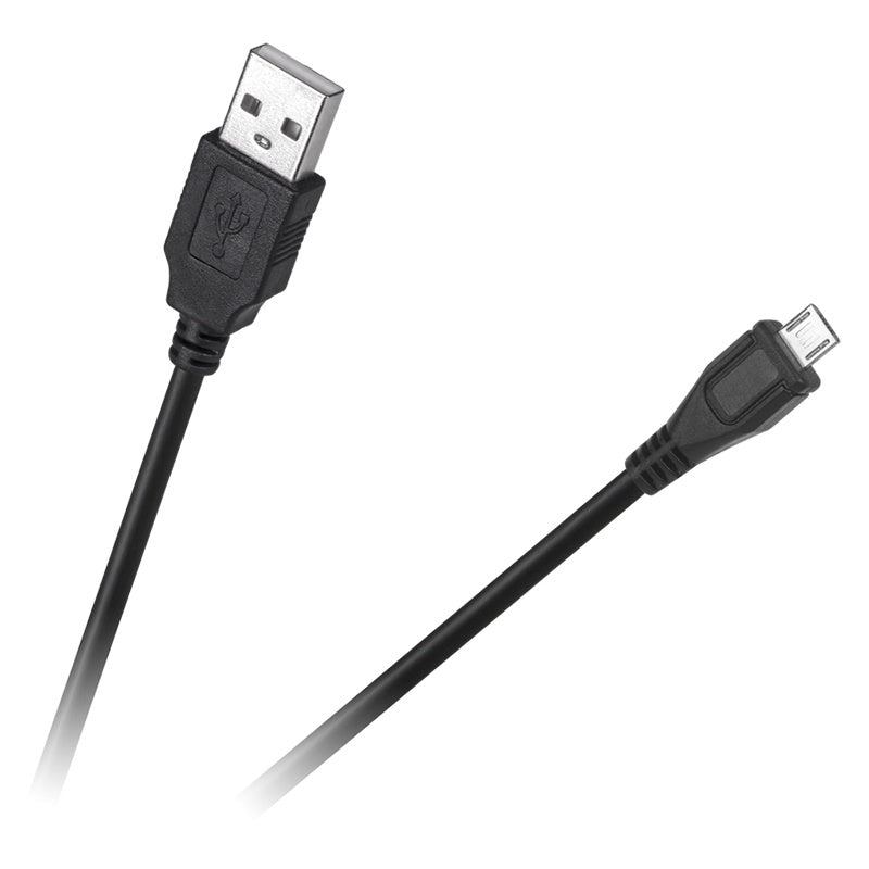 Cablu USB A tata - micro USB tata 0.2m ECO-LINE Cabletech