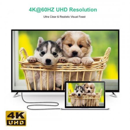 Cablu USB Type C 90grade - HDMI 1.8m Choetech XCH-1803