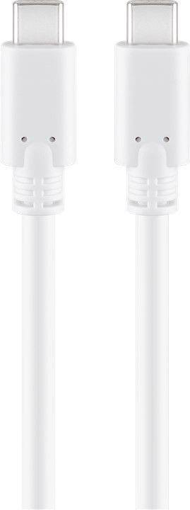 Cablu USB Type C Generatia 1 tata-tata 1m alb GOOBAY