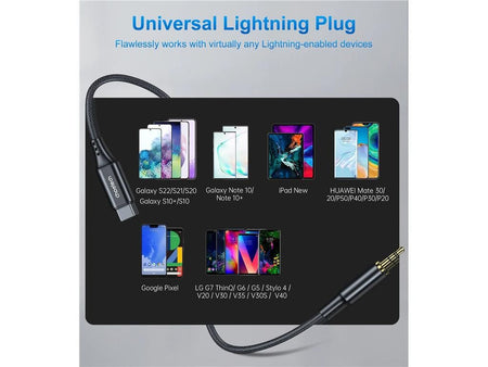 Cablu USB TYPE C - Jack 3.5 mm 1m negru Choetech AUX006