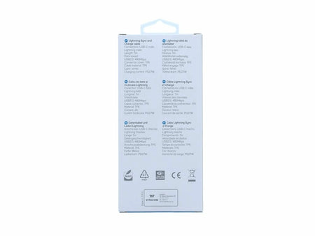 Cablu USB TYPE C - Lightning PD 27W 1m alb Well CABLE-USBC/LIGHT-1WE06-WL