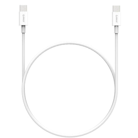 Cablu USB type C tata-tata 1m alb Orico BCU-10