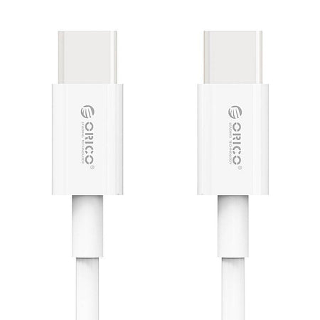 Cablu USB type C tata-tata 1m alb Orico BCU-10