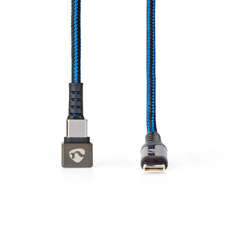 Cablu USB Type C tata - USB Type C tata conector gaming 180 2m NEDIS