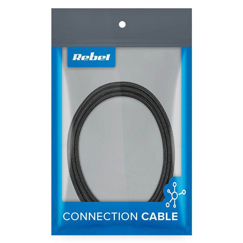 Cablu USB TYPE C - USB TYPE C 1m REBEL