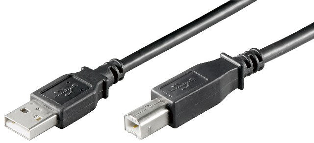 Cablu USB2.0 A tata - USB B tata 1.8m pentru imprimante conductori interni 2xAWG28 2xAWG28 cupru