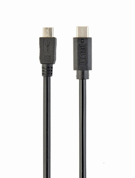 Cablu USB2.0 B micro mufa USB type C mufa 1.8m negru GEMBIRD CCP-USB2-MBMCM-6
