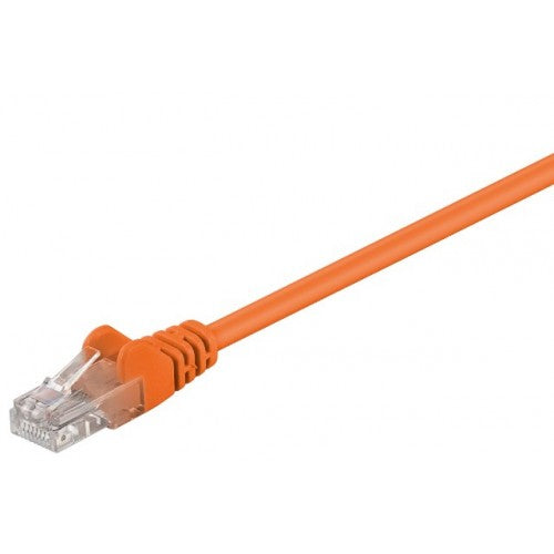 Cablu UTP 10m portocaliu patchcord CAT5e 2x RJ45 CCA neecranat Goobay