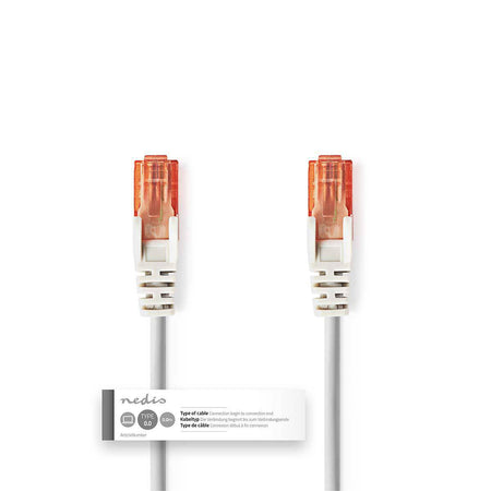 Cablu UTP CAT6 Nedis RJ45 tata - RJ45 tata 10m gri