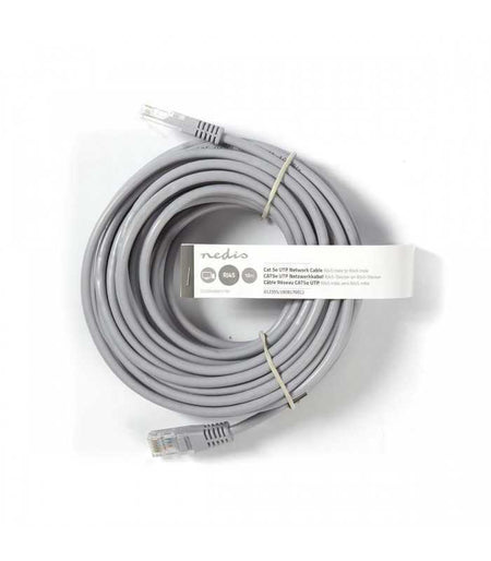 Cablu UTP Nedis CAT5e mufat 10m patch cord gri