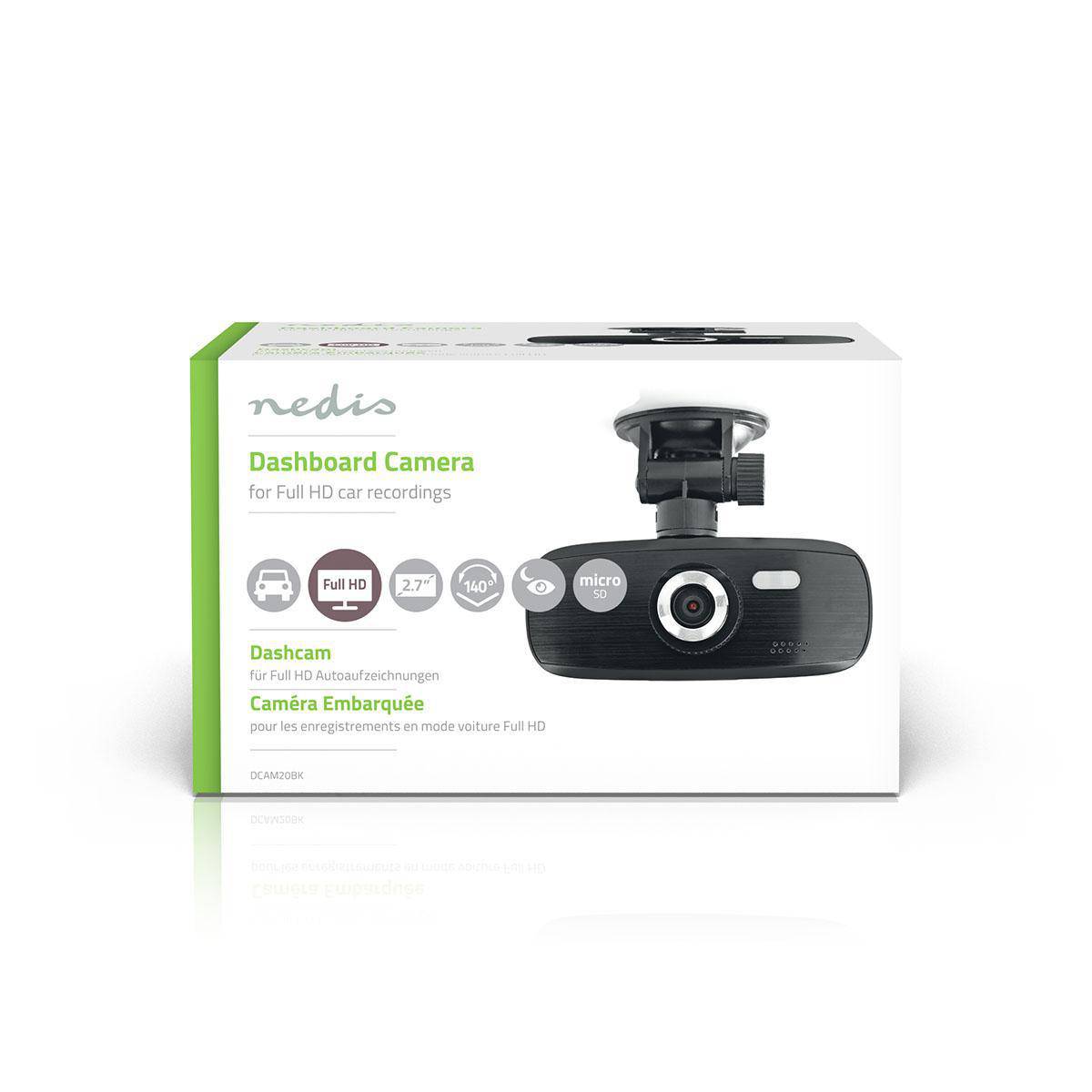 Camera auto DVR FullHD 1080p 2.7" 140 Nedis