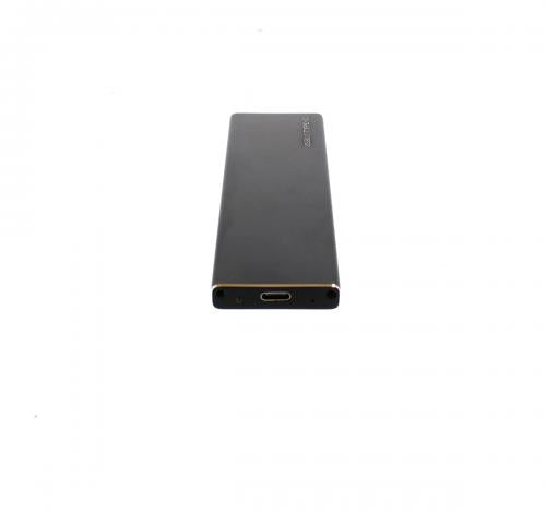 Carcasa SSD M2 SATA USB 3.1 negru cablu USB Type C inclus