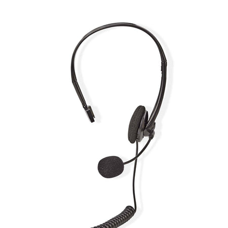 Casca call center mono Mufa RJ9 2.2m Nedis