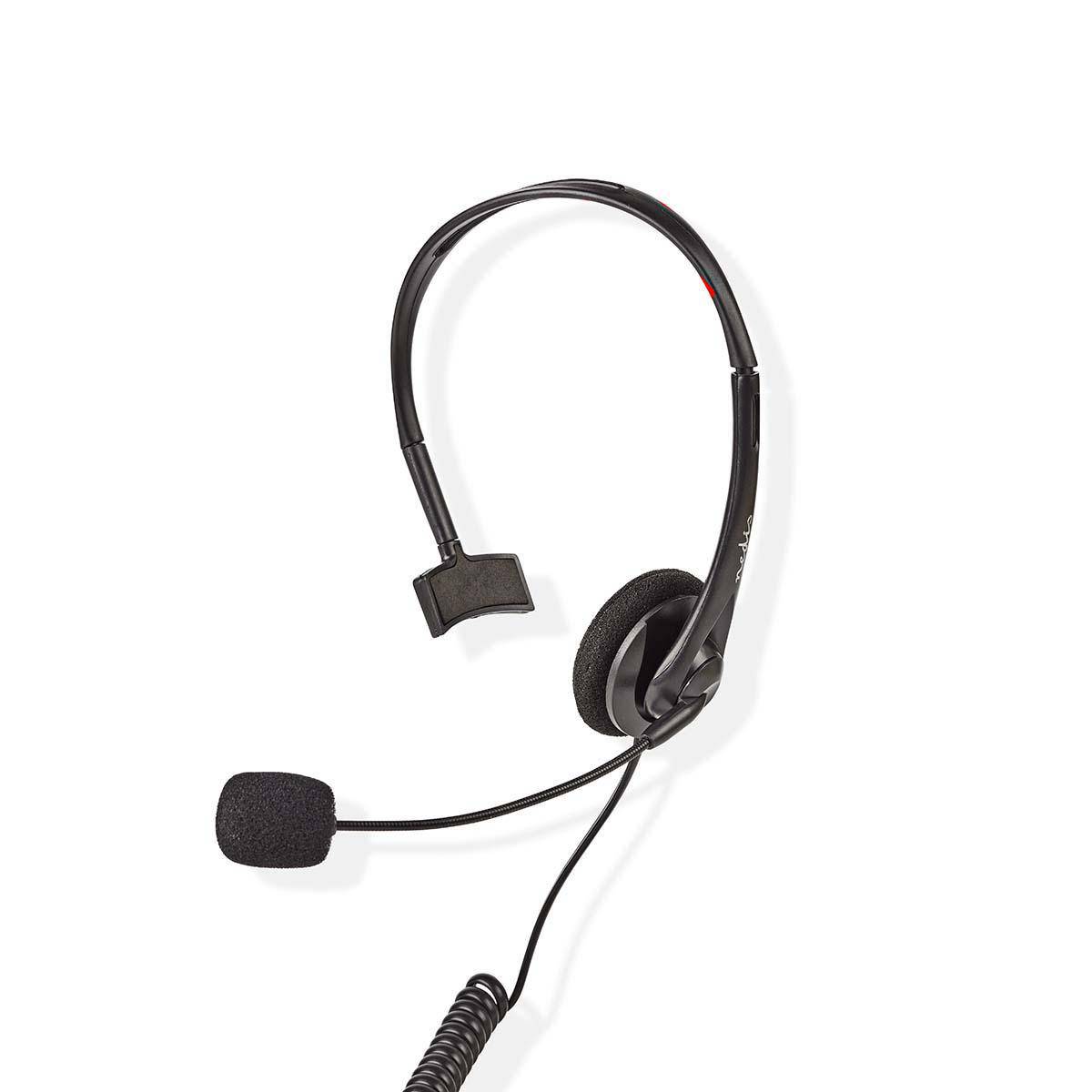 Casca call center mono Mufa RJ9 2.2m Nedis