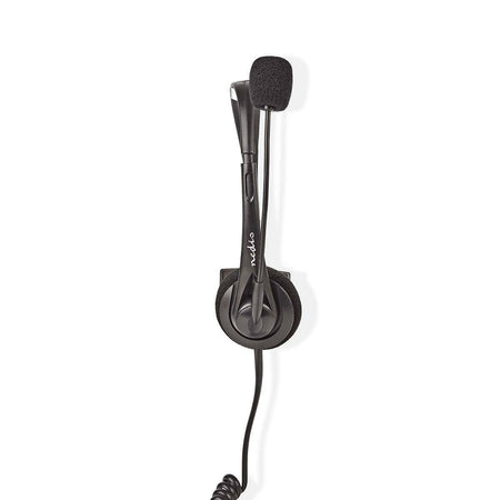 Casca call center mono Mufa RJ9 2.2m Nedis